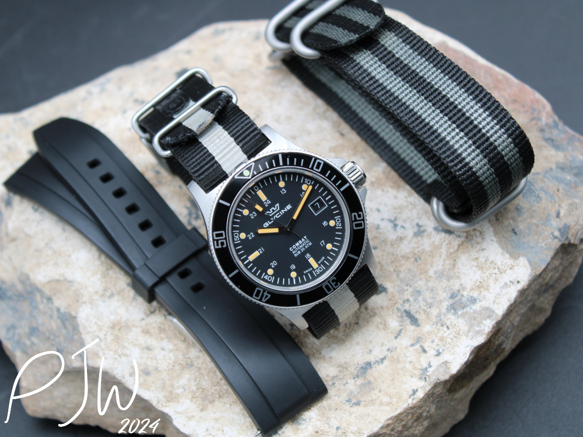 Glycine Combat Sub 42 Strap Choices